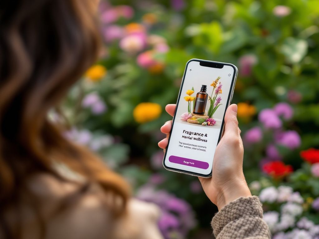 Fragrance and mental wellness apps