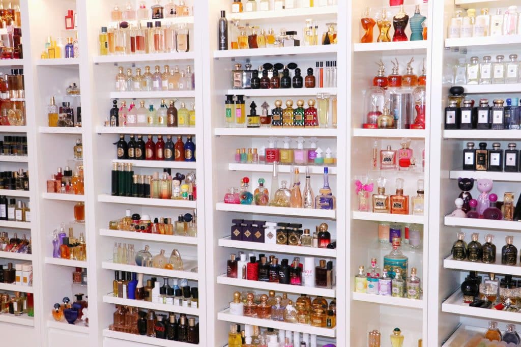 perfume wardrobe